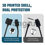 4GB Hard Drive System Driver Emulator Cable Adapter for Dual-SIM Game Consoles, with OLED Display